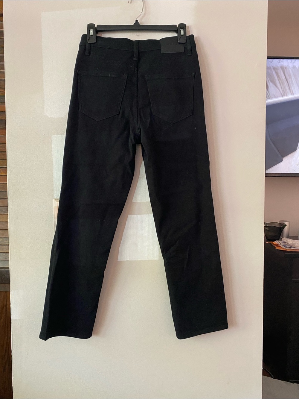Express Black Straight Ankle Jeans - Picture 3 of 5